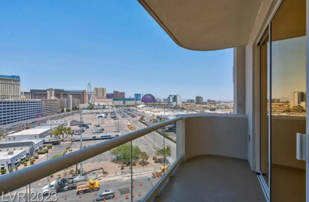 Msg Sphere View At Mgm Signature Studio Deluxe Las Vegas Lägenhetshotell